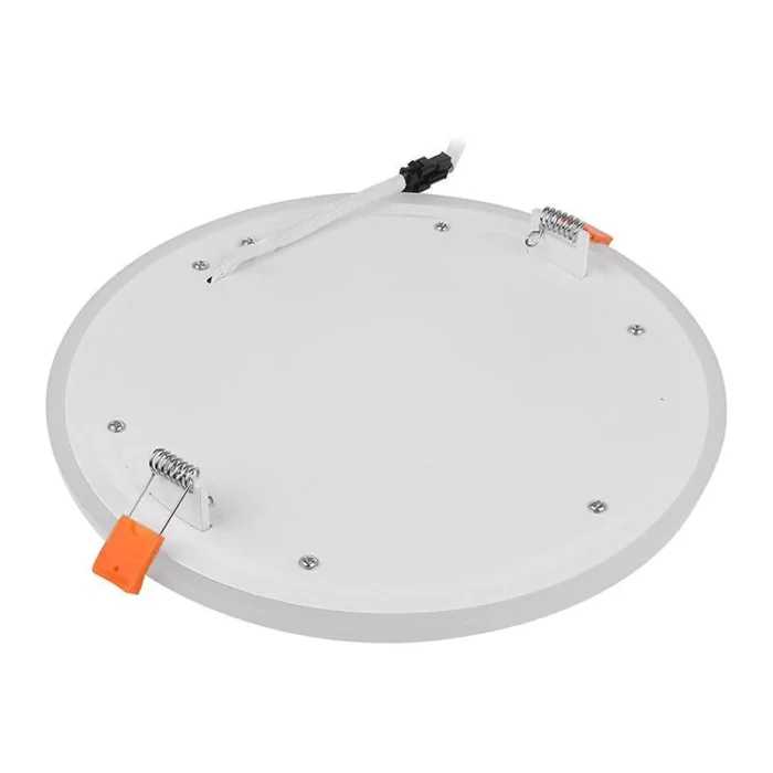 Recessed Round Blue Edge Lit LED Panel Light