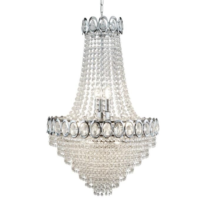 Louis Phillipe 11LT Chandelier - Clear Crystal