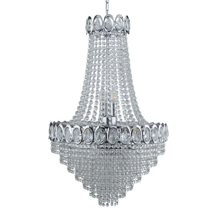 Louis Phillipe 11LT Chandelier - Clear Crystal