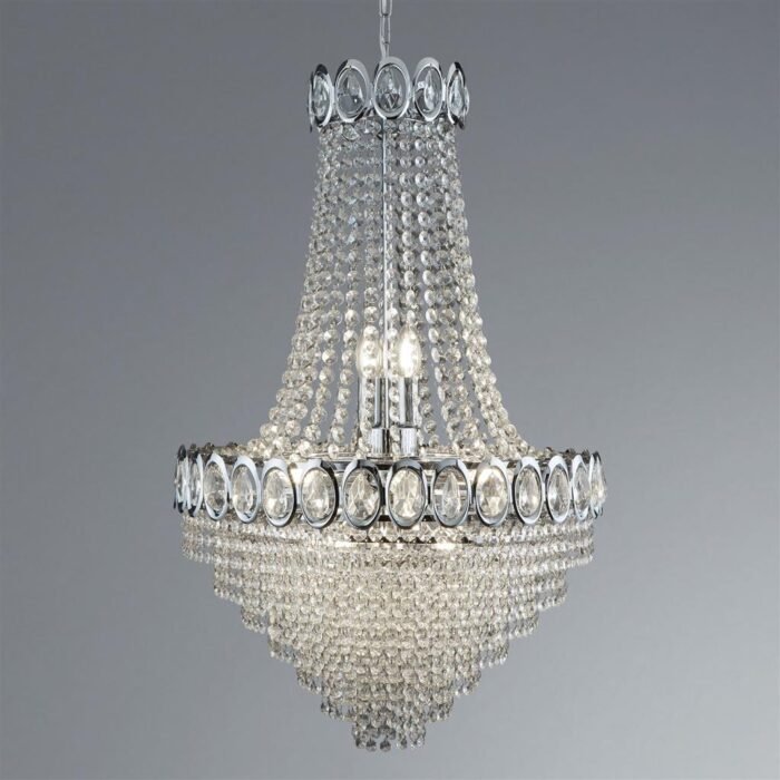 Louis Phillipe 11LT Chandelier - Clear Crystal