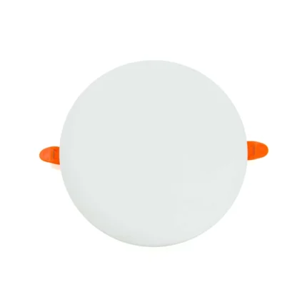 ADJUSTABLE CUT-OUT RIMLESS RECESSED ROUND LED PANEL LIGHT