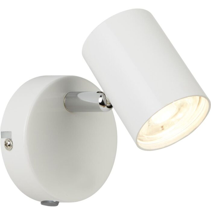 Rollo Spotlight - White Metal