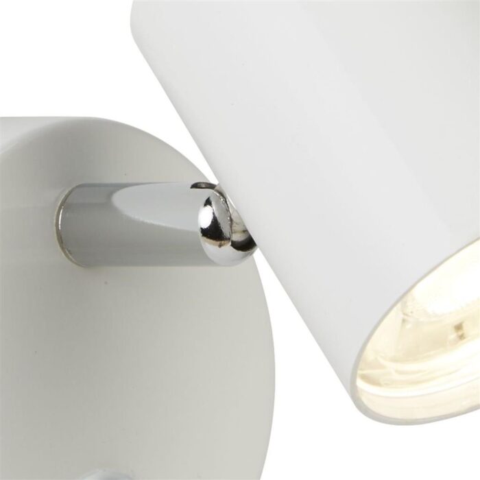 Rollo Spotlight - White Metal