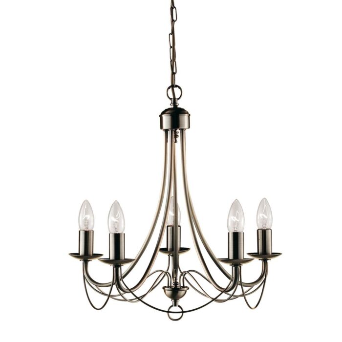 Maypole 5LT Ceiling Pendant - Antique Brass