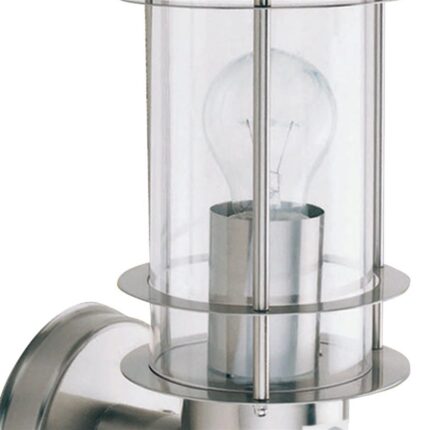 Edgeware Outdoor Wall Light + Sensor - Stainless Steel, IP44