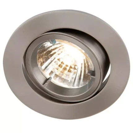 GU10 Downlight Tilt Satin Chrome Die Cast