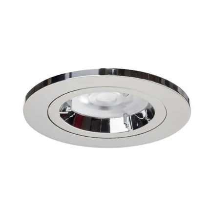 Fixed Fire rated twist lock Downlights Chrome