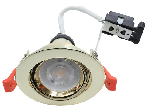 GU10 Downlight Tilt Brass Die Cast