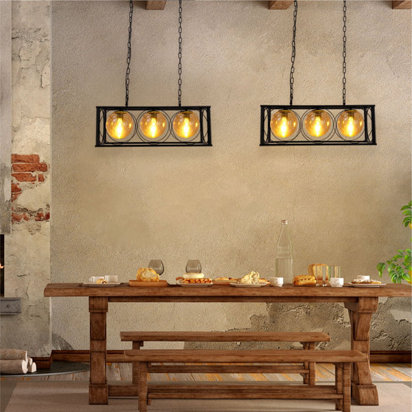interior-usage-black-cuboid-metal-amber-globe-glass-island-chandelier-3xe27-148266