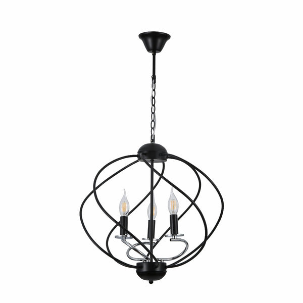 main-image-black-spiral-metal-chrome-arm-chandelier-3xe14