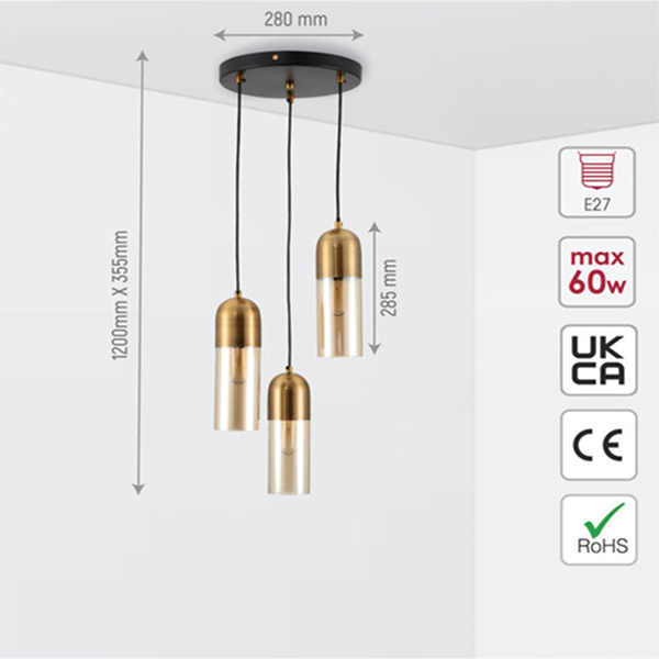 measurement-tech-specs-of-amber-glass-gold-aluminium-bronze-plated-top-cylinder-pendant-light-with-3xe27-fitting_a1f879d4-3c9a-46a3-97f4-ca86841d74ca-137113 1