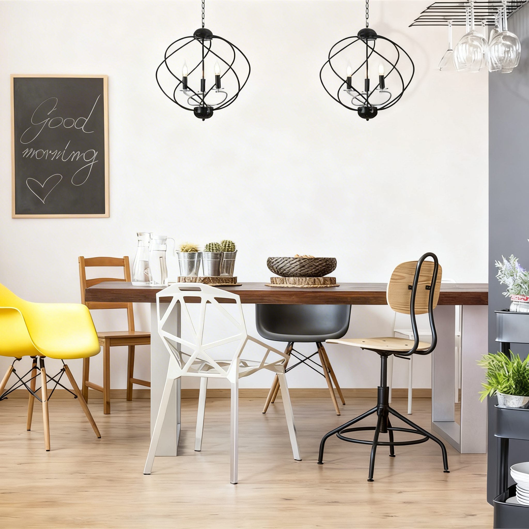 usage-suggestions-1-black-spiral-metal-chrome-arm-chandelier-3xe14-133327
