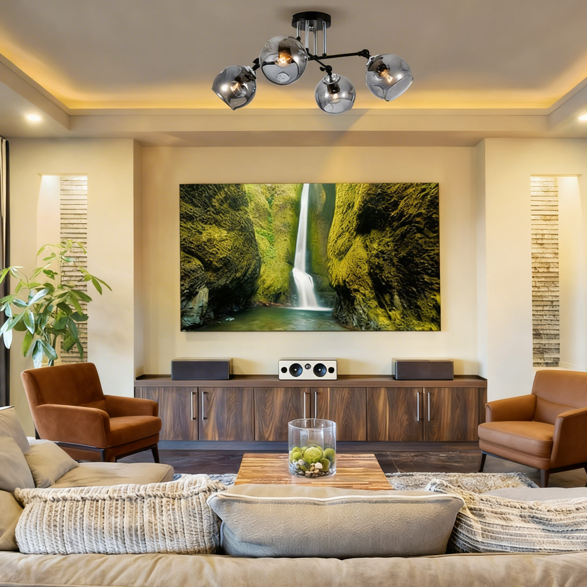 usage-suggestions-2-smoky-glass-black-and-chrome-semi-flush-ceiling-light-4xe27-137411